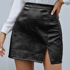 SHEIN leather skirt 🌸🌸🌸